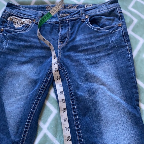 💎 Sz 29 Grace in LA Bootcut Western Jeans 💎 - Picture 7 of 9